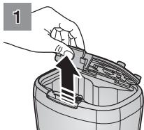 SAMSUNG VCR8950L3B - De batterijenplaatsen - 1