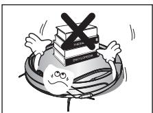 SAMSUNG VCR8950L3B - No colocque ningún objeto encima de la aspiradora robot. - 1