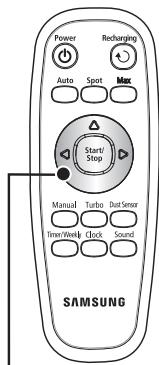 SAMSUNG VCR8950L3B - Acerca de la funciona de reanudar la limpieza - 10