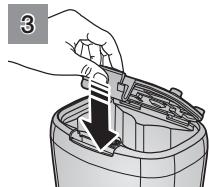 SAMSUNG VCR8950L3B - ■ Mise en place des piles - 3