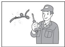 SAMSUNG VCR8950L3B - Als het netsnoer is beschadigd, moet het worden verrangen door een gekwalificeerde onderhoudsmonteur van het klantenservicecentrum. - 1