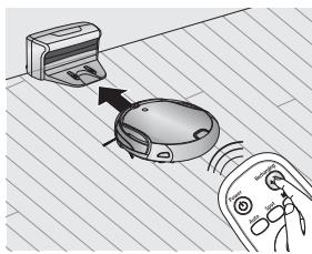 SAMSUNG VCR8950L3B - Mediente el botón de recarga puede hacer que la aspiradora robot vaya hasta el cargador para cargar la bateria. - 1