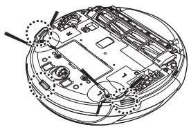 SAMSUNG VCR8950L3B - Voudevez eteindre le bouton de mise sous tension situé sous I'unité principale avant de nettoyer le robot aspirateur. - 4