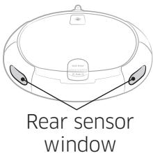 SAMSUNG SR10J502FUD - Cleaning the sensors and the camera - 5