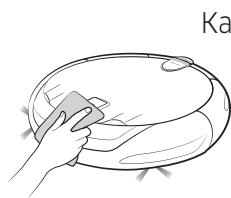 SAMSUNG SR10J501FU - Reinigen der Sensoren und der Kamera - 2