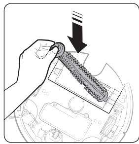 SAMSUNG SR10J502FU - Cleaning the power brush - 3