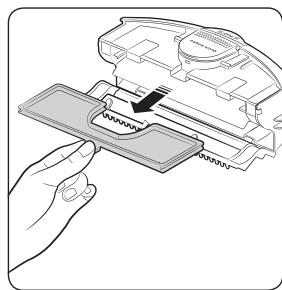 SAMSUNG SR10J502FU - Nettoyage du réservoir de poussière - 3