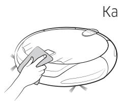 SAMSUNG SR10J502FU - Reinigen der Sensoren und der Kamera - 2