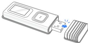 SAMSUNG YP-U7 - Connexion à un ordinateur et chargement de la batterie - 2
