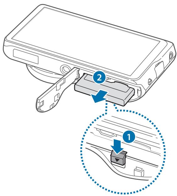 SAMSUNG GALAXY CAMERA 2 EK-GC200 - Retirer la pile - 2
