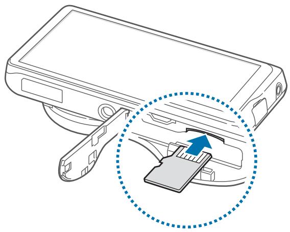 SAMSUNG GALAXY CAMERA 2 EK-GC200 - Insérer une carte mémoire - 3