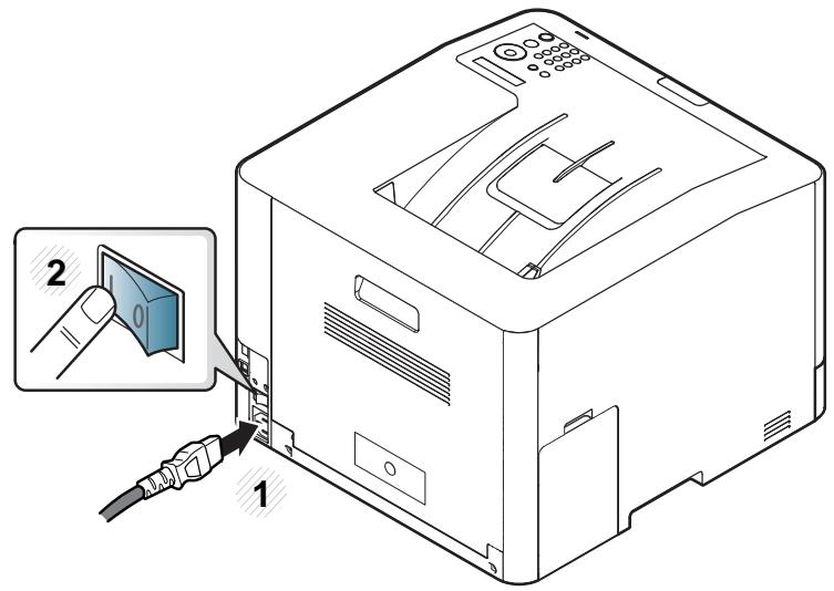 SAMSUNG CLP-415NW - Mise en marche de l'ordinateur - 1
