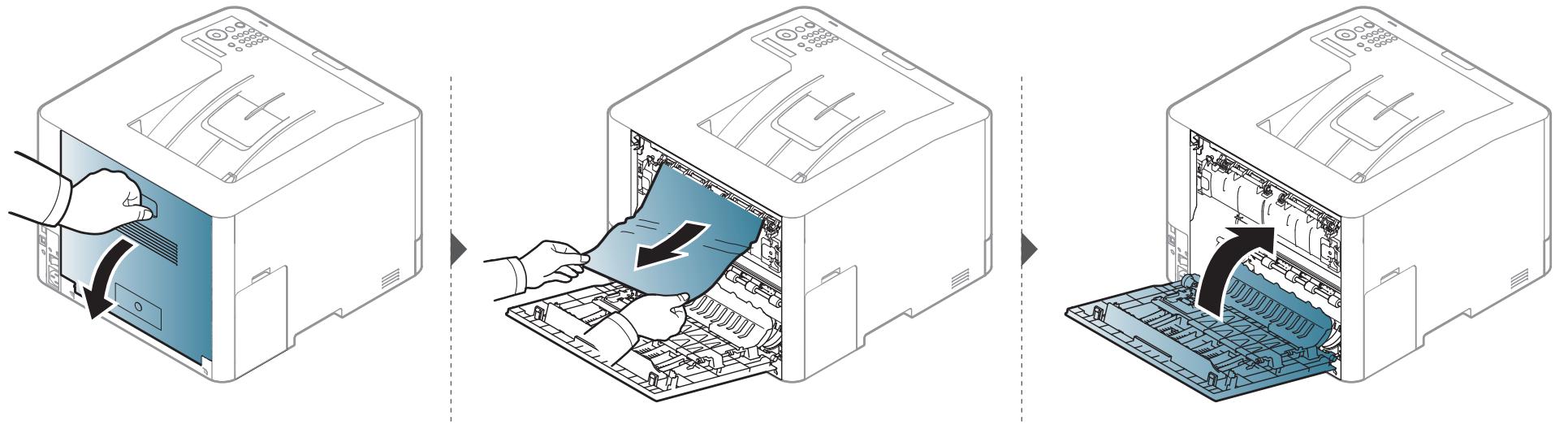 SAMSUNG CLP-415NW - Résolution des bourrages papier - 1