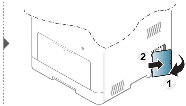 SAMSUNG CLP-415NW - Installation d'une barrette mémoire - 4