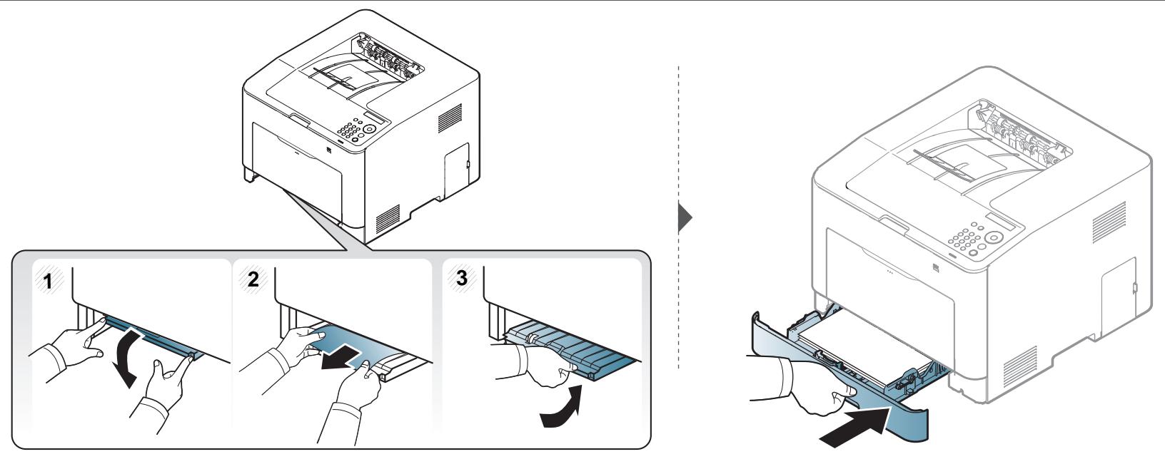 SAMSUNG CLP-415NW - Résolution des bourrages papier - 2