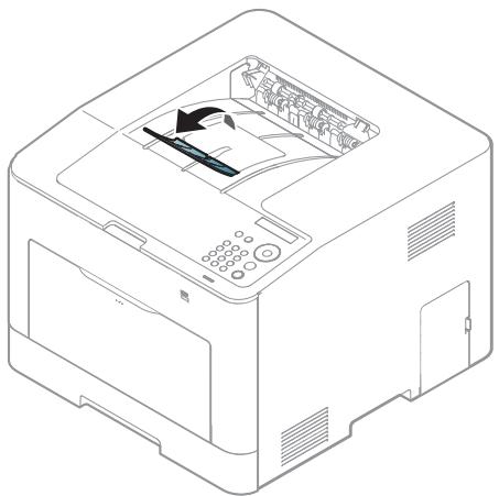 SAMSUNG CLP-415NW - Utilisation du support de sortie papier - 2