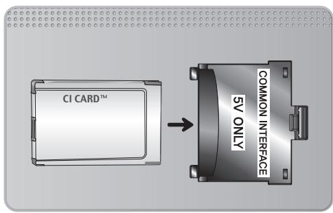 SAMSUNG UE32F5300 - Utilisation de la "CARTE CI ou CI + " - 1