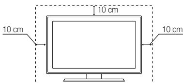SAMSUNG UE32EH5000 - Securing the Installation Space - 4