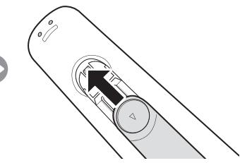 SAMSUNG UE32EH6030 - Installation des piles (type de pile: AAA) - 3