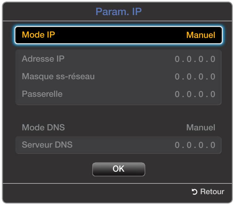 SAMSUNG UE32H5000 - Procedure de configuration manuelle - 1
