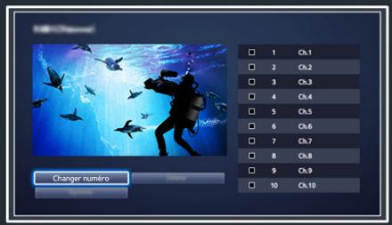 SAMSUNG UE48H6200 - Modification du numéro ou du nom d'une chaîne - 1