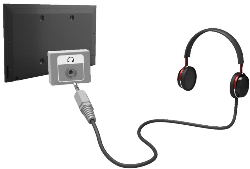 SAMSUNG UE48H6200 - Connexion d'un casque - 1