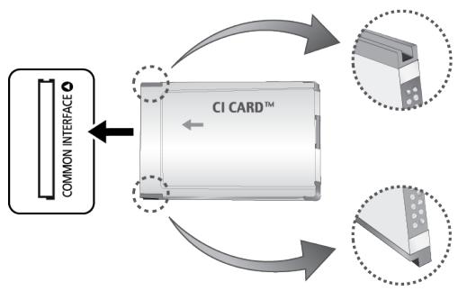 SAMSUNG UE48H6200 - Connexion à une fente de carte de visionnage TV - 1