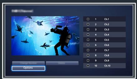 SAMSUNG UE48H6200 - Tri de la liste des chaînes - 1