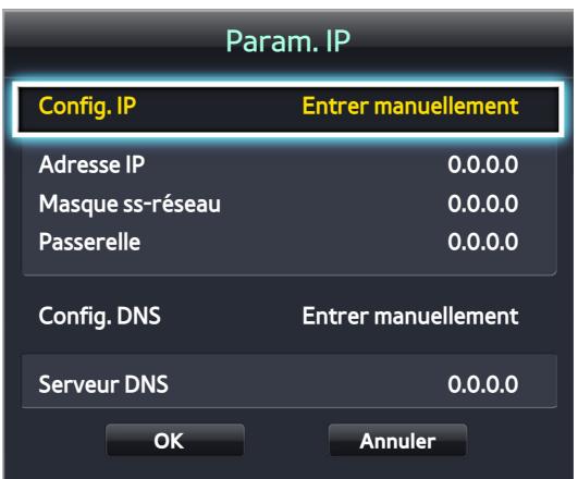 SAMSUNG UE48H6200 - Réseau > Paramètres réseau - 3