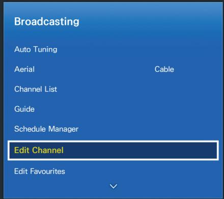 SAMSUNG UE40H6400 - Running Editing Channel - 1