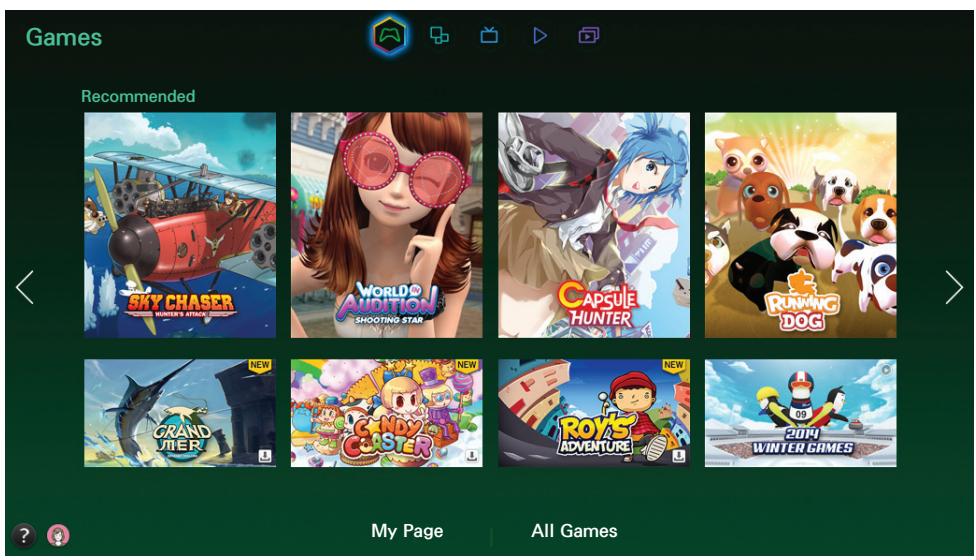 SAMSUNG UE48H6400 - Using the Games Panel - 1