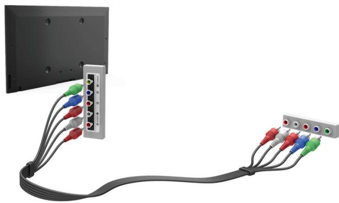 SAMSUNG UE48H6400 - Component Connection - 1