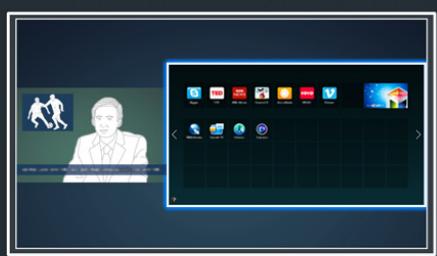 SAMSUNG UE55HU8500 - Utilisation du mode multi-link screen - 1