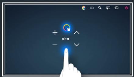 SAMSUNG UE55HU8500 - Utilisation de la commande par mouvement - 1