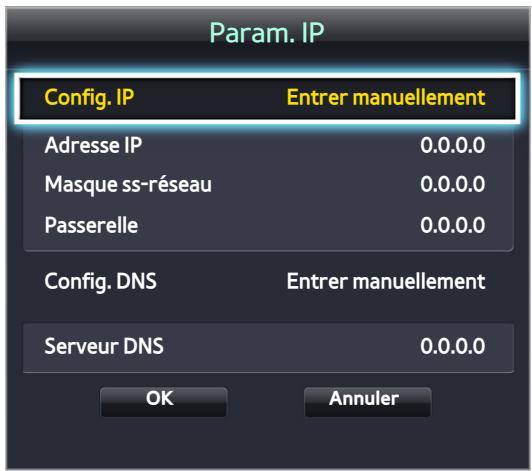 SAMSUNG UE55HU8500 - Réseau > Paramètres réseau - 3