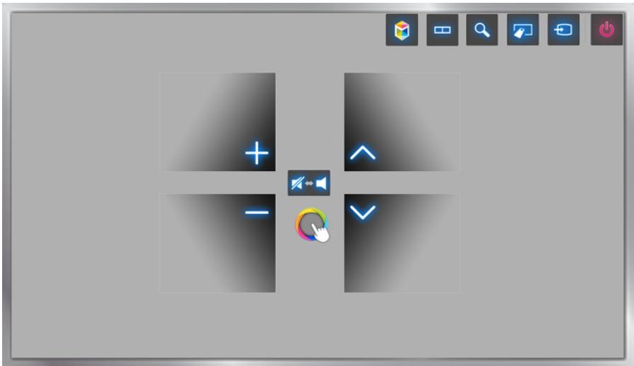 SAMSUNG UE55HU8500 - Présentation de la commande par mouvement sur l'écran du téléviseur - 2
