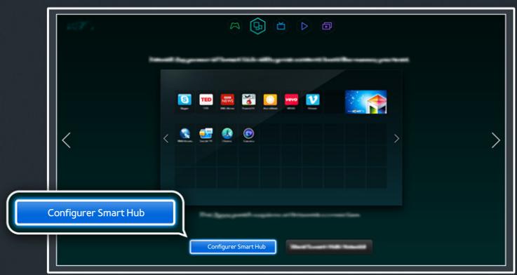 SAMSUNG UE55HU8500 - Configuration de la Smart Hub - 1