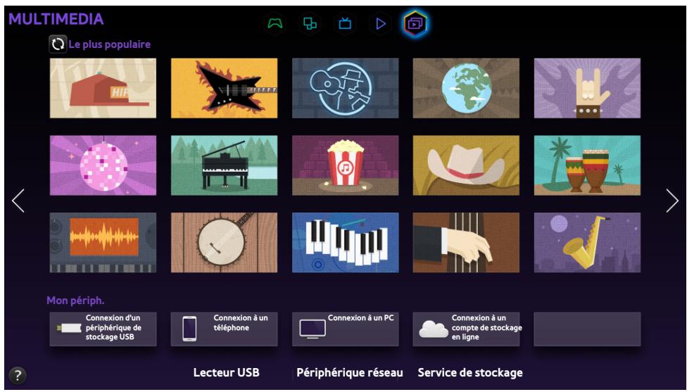SAMSUNG UE55HU8500 - Lecture de vidéos, de photos et de musique (multimédia) - 1