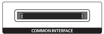 SAMSUNG UE55JU7500 - Connexion de la carte Cl ou Cl+ via la fente de l'interface commune - 1