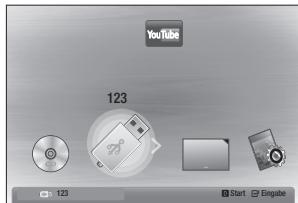 SAMSUNG BD-ES5000 - Wiedergabe eines USB-Speicherverats - 2