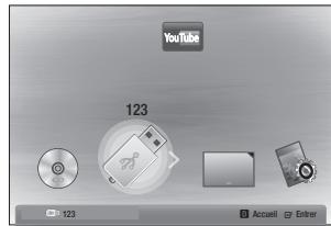 SAMSUNG BD-ES5000 - Lecture de contenu à partir d'un péripérisque de stockage USB - 2
