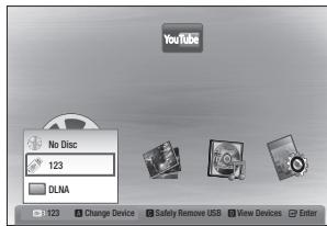 SAMSUNG BD-ES 5000 - Playing back a USB Storage Device - 1