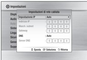 SAMSUNG BD-ES 5000 - Configurazione automatica della rete - 1