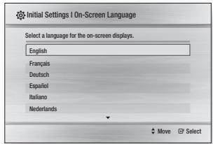 SAMSUNG BD-ES 5000 - Ersteinstellung - 1