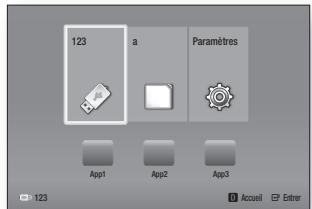 SAMSUNG BD-F5500 - Lecture de fichiers stockés sur périhérique USB - 2