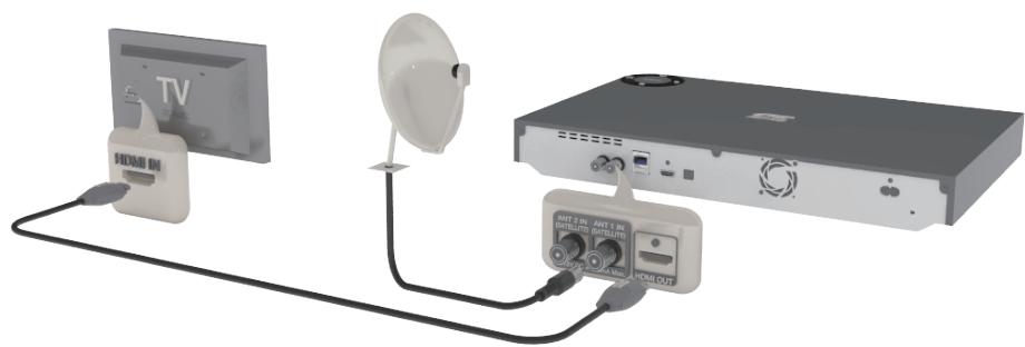 SAMSUNG BDF8500 - Connexion du lecteur à un téléviseur - 2