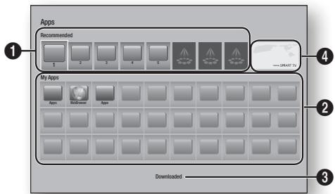 SAMSUNG BDF6500 - Utilizar aplicacoes - 1