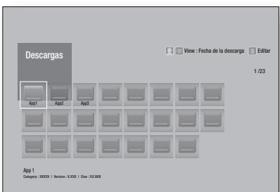 SAMSUNG BDF6500 - Utilización de la pantalla de descargas - 1