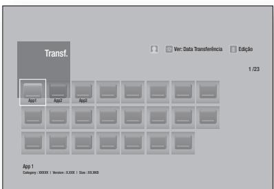 SAMSUNG BDF6500 - Utilizar o ecra Transferências - 1