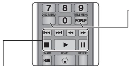 SAMSUNG BD F6500 - Tasti del telecomando utilizzati per la riproduzione video - 1